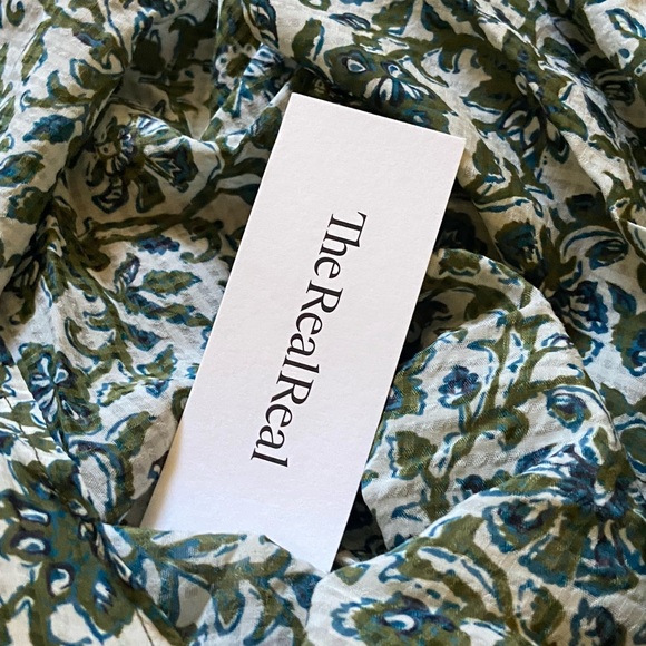 Veronica Beard floral olive green midi sized skirt size 4 - Picture 8 of 15